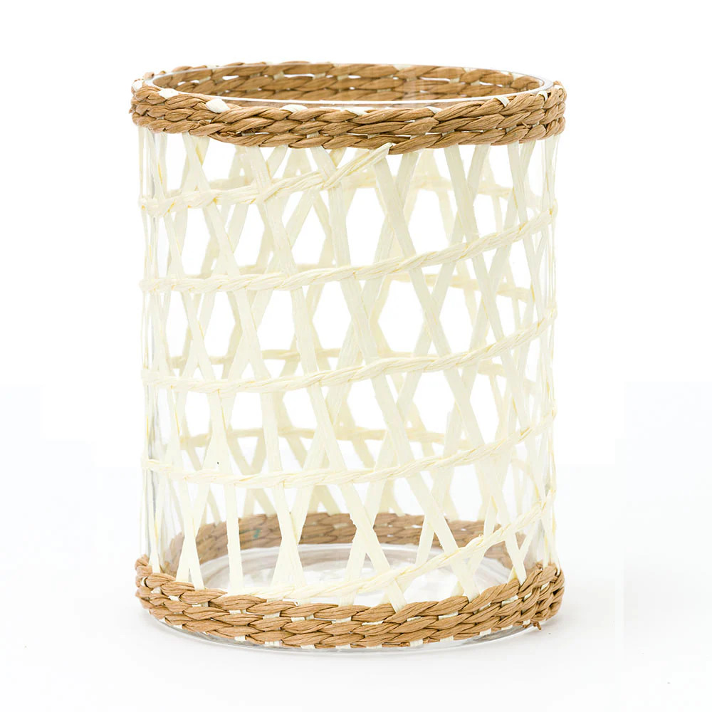 Island Wrapped Hurricane Large White | Amanda Lindroth