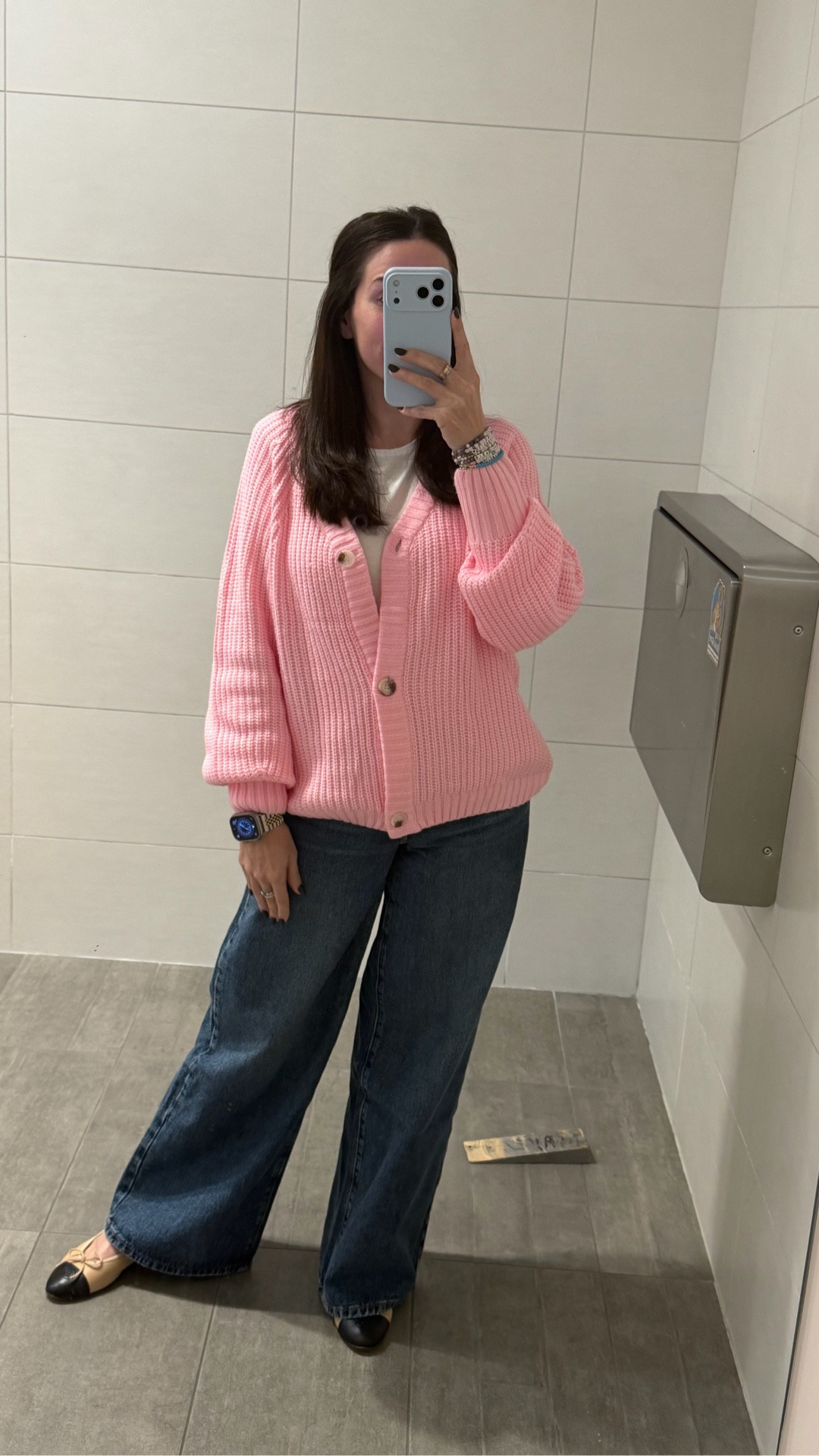 Cozy, but cute work day OOTD ft. pink because “on Wednesday’s we wear pink!’

#LTKFindsUnder100 #LTKootd #LTKWorkwear