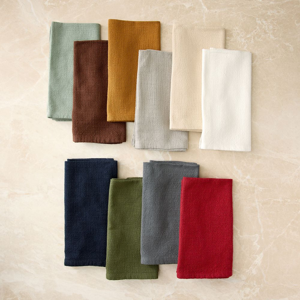 Slub Cotton 20" x 20" Napkin Sets | West Elm (US)