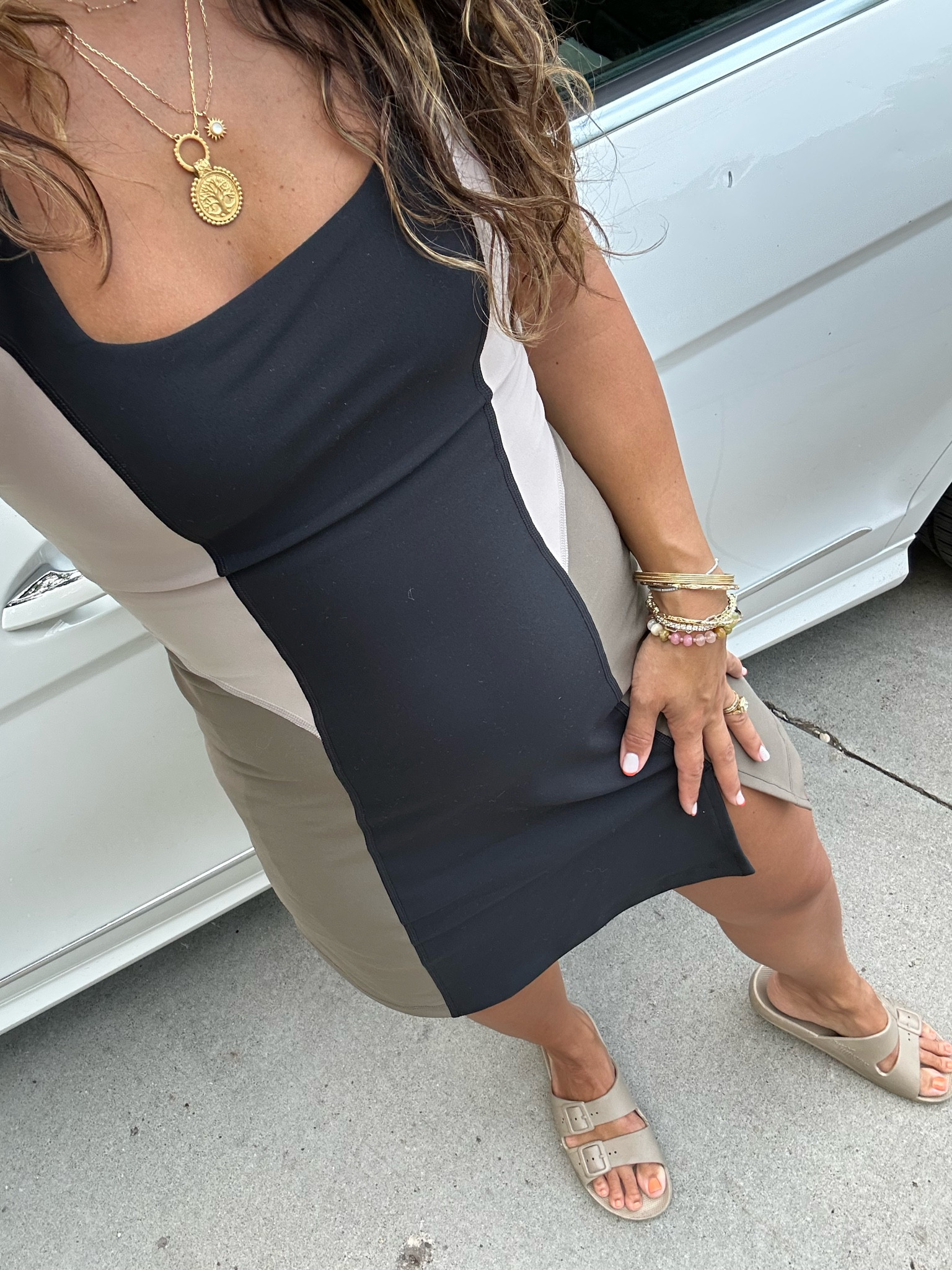 Abercrombie athleisure wear, workout dress skirt, neutral basics, shape wear, tennis dress. Wearing an extra small. 

#LTKstyletip #LTKSale #LTKfindsunder100