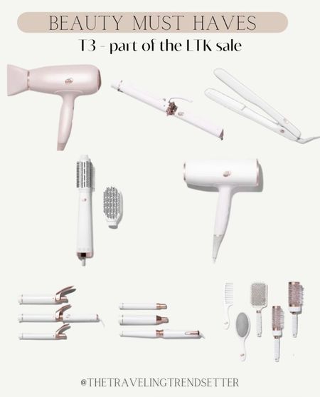 T3, LTK sale, hair products, hair tools, curling iron, flat iron, blow dryer, beauty tools, beauty products, holiday, gifts 

#LTKSale #LTKSeasonal #LTKbeauty