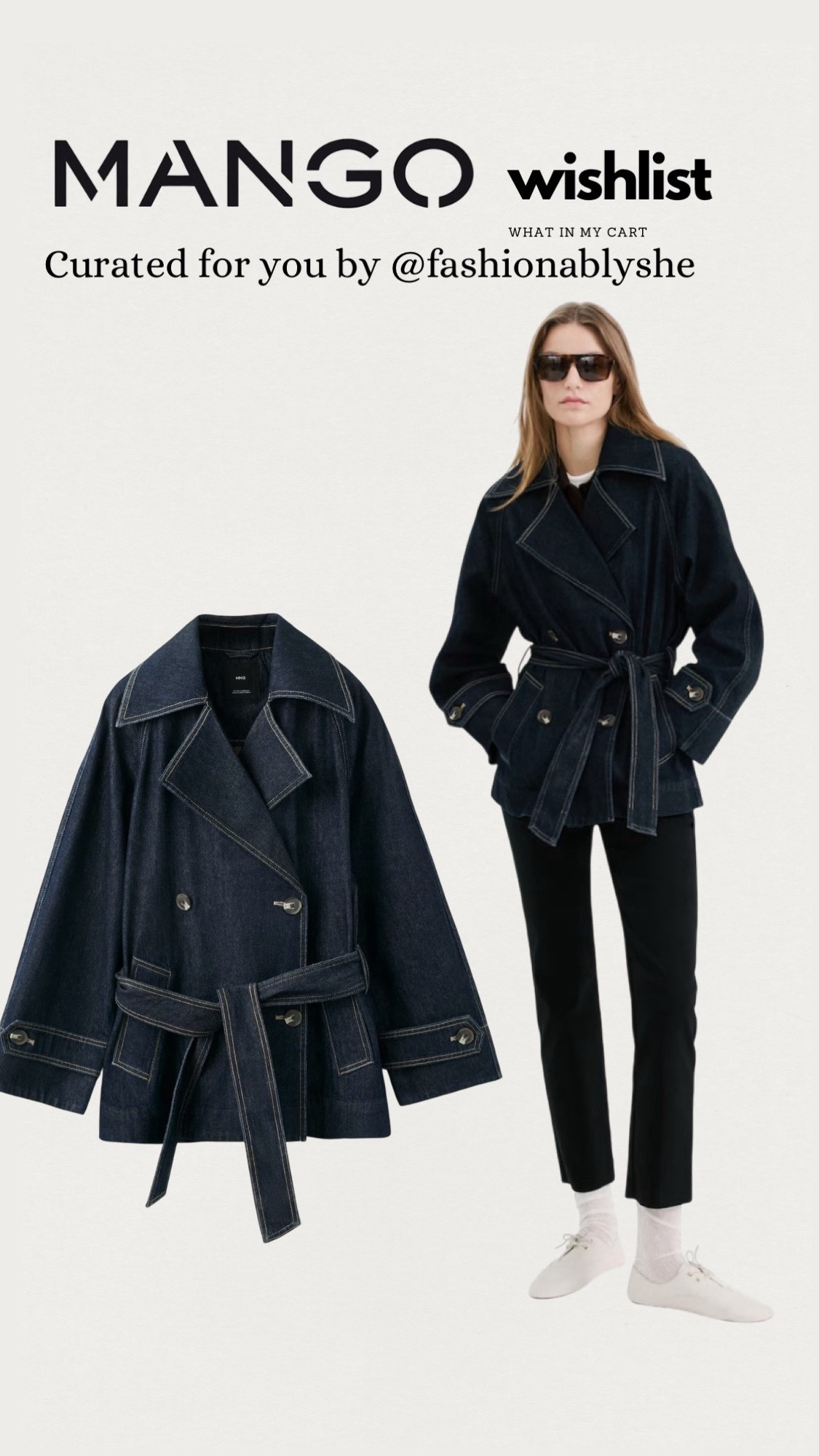 Mango denim trench 

#LTKOver40 #LTKdayinmylife #LTKmomlife