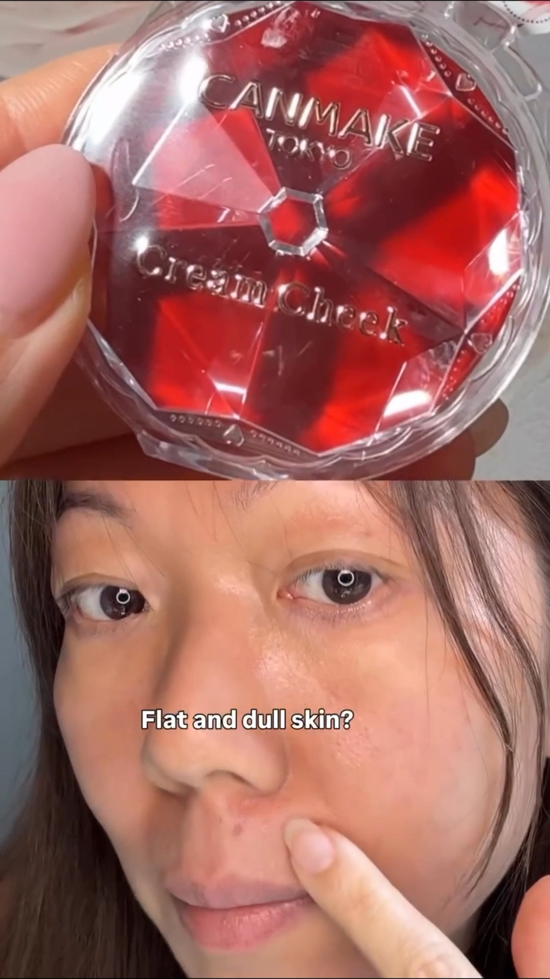 Flat and dull skin? This blush fixes it.”

I’ve always struggled to find a natural red blush for my flat, dull complexion, so when I saw this in Japan, I knew I had to get it.

This is CANMAKE Cream Cheek in Clear Red.

The color is a soft, natural red — like the healthy flush you get after a workout.

It instantly makes tired-looking skin look more alive.

The transparent gel-cream formula is buildable, melts into my skin, and once it sets, the color doesn’t move or wash off.

Plus, the packaging is adorable, and the price point is just right.

Check my bio for the product link on my LTK store! 

#canmake #creamblush #jbeauty #japanesemakeupmusthave #redblush