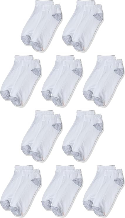 Hanes Women's Value, Low Cut Soft Moisture-Wicking Socks, 10-Packs | Amazon (US)