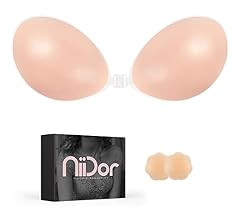 Niidor Adhesive Bra Strapless Sticky Invisible Push up Silicone Bra for Backless Dress with Nippl... | Amazon (US)