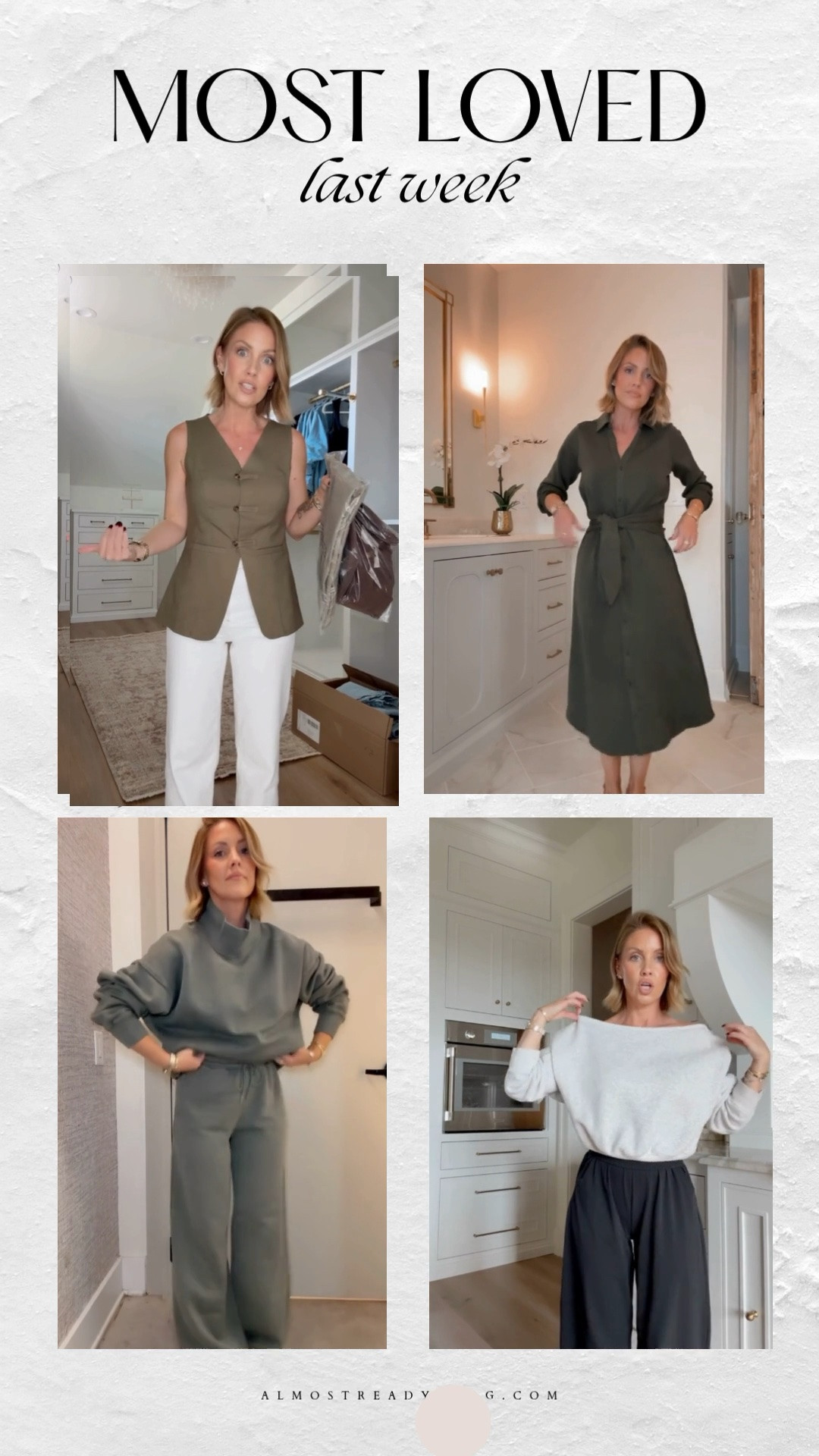 Last week’s most-loved fall looks featuring easy neutrals, olive green, and cozy everyday pieces 🍁 

most loved last week, fall outfit ideas, fall fashion finds, fall wardrobe essentials, olive green outfit, neutral fall outfit, cozy fall style, everyday fall outfit, fall style inspiration, women’s fall fashion

#LTKOver40 #LTKootd #LTKSaleAlert