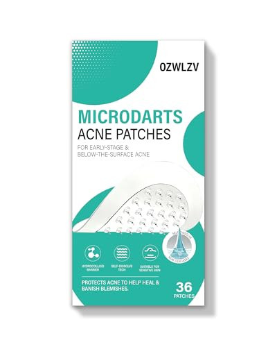 Pimple Patches for Face, 36ct Microdart Acne Patches, Microdart Pimple Stickers for Covering Zits & Blemishes, Self-Dissolving Microneedle Patches with Salicylic Acid, Hydrocolloid Facial Patches | Amazon (US)