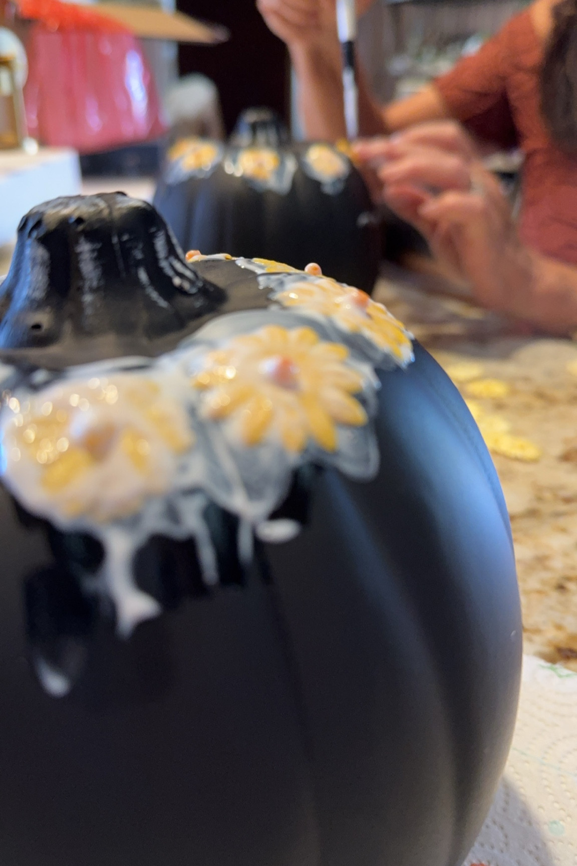 Pumpkin Flower Craft #halloween #pumpkincraft 