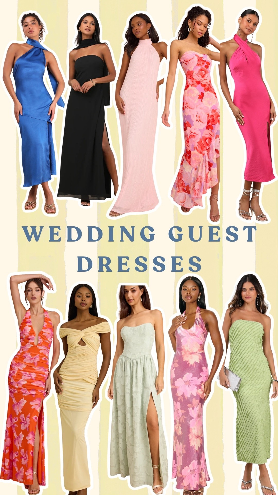 Love all the options for wedding guest dresses at Lulus! 

#LTKWedding