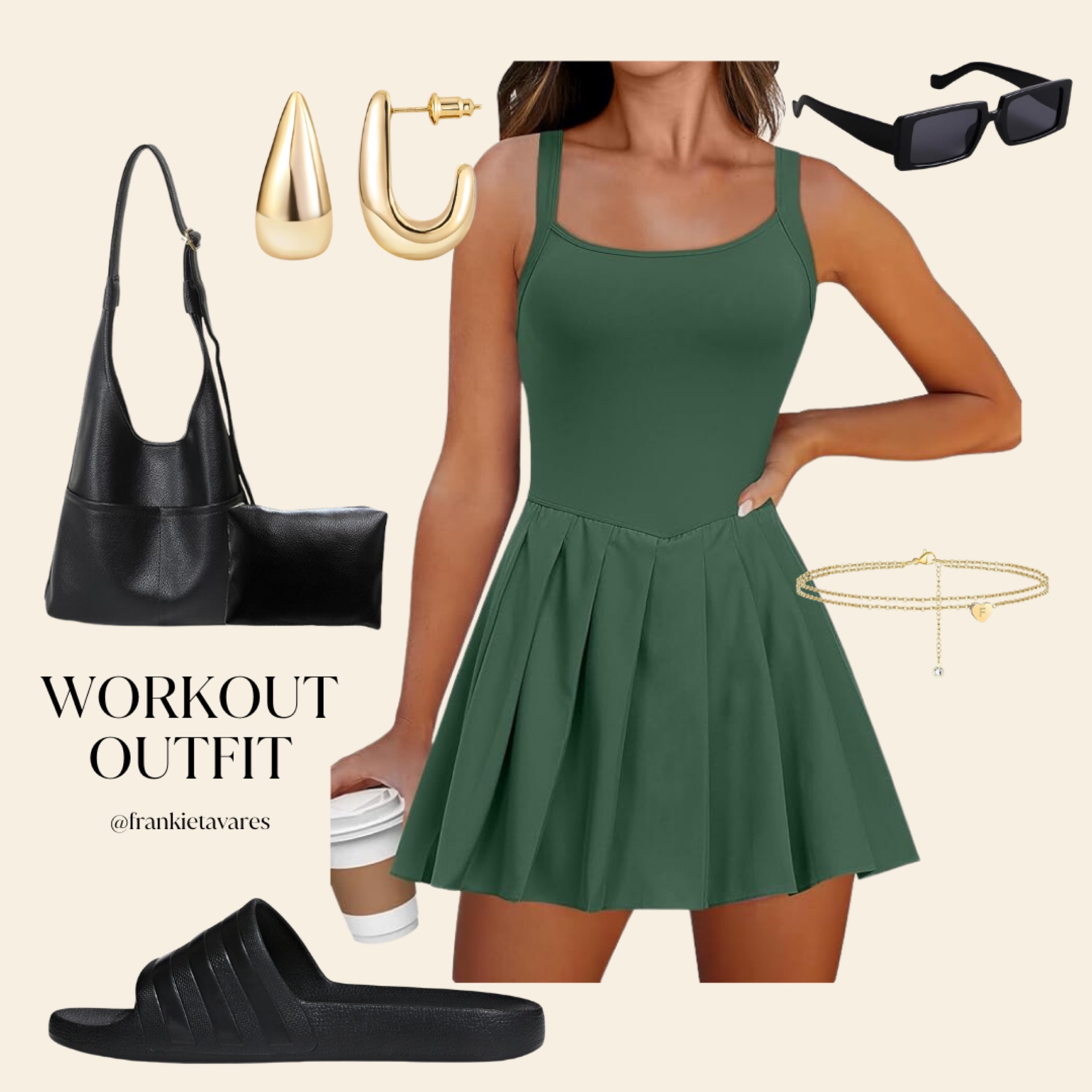 Workout outfit featuring the cutest tennis dress! 

#LTKMidsize #LTKStyleTip #LTKFitness