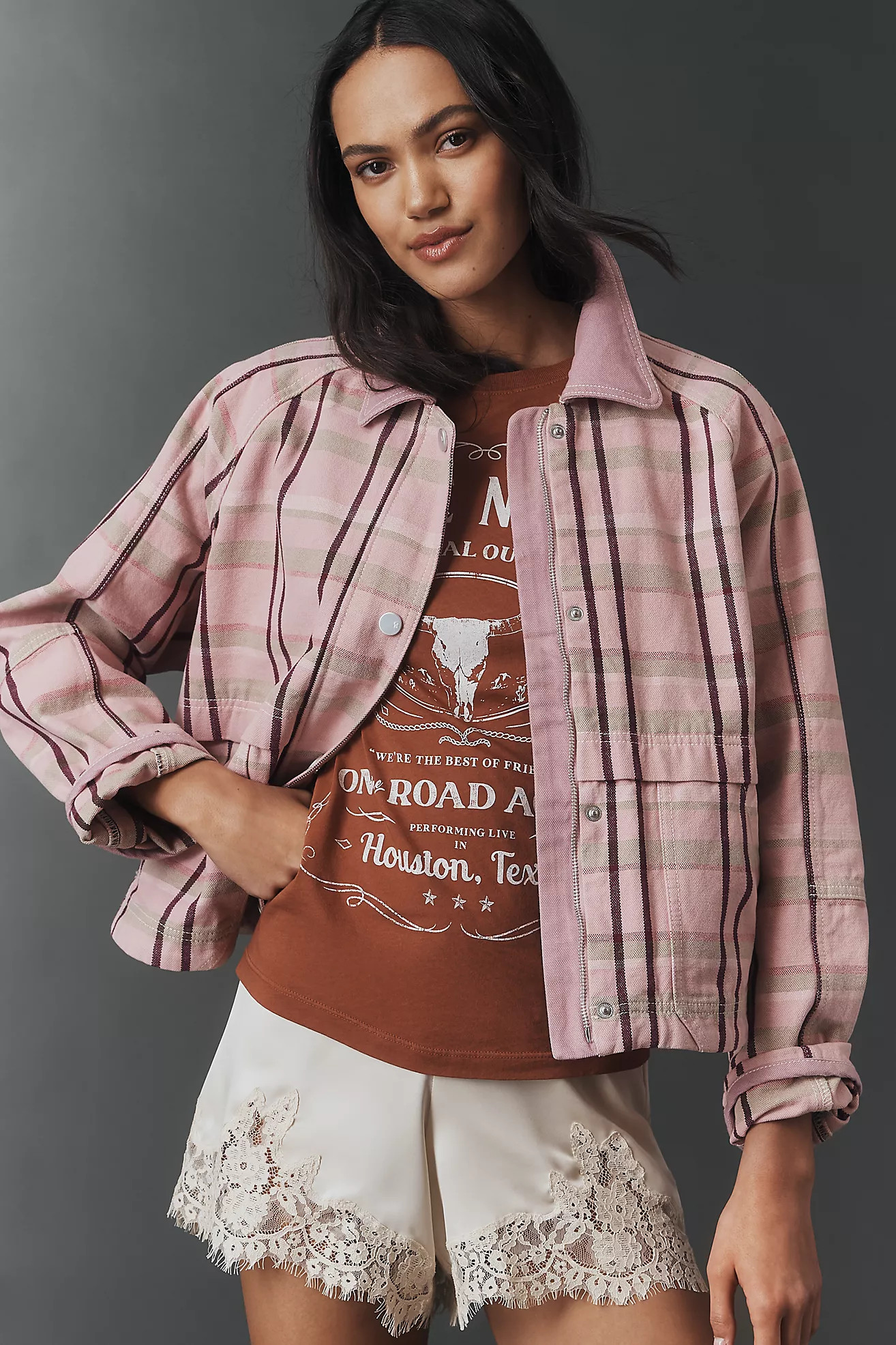 The Lexie Cropped Workwear Jacket by Pilcro | Anthropologie (US)