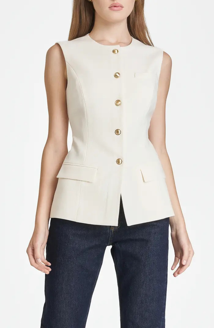WAYF Della Button-Up Vest | Nordstrom | Nordstrom
