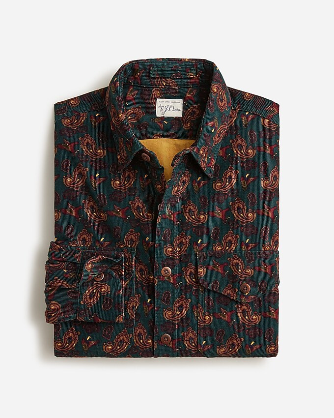 14-wale corduroy shirt in pattern | J. Crew US