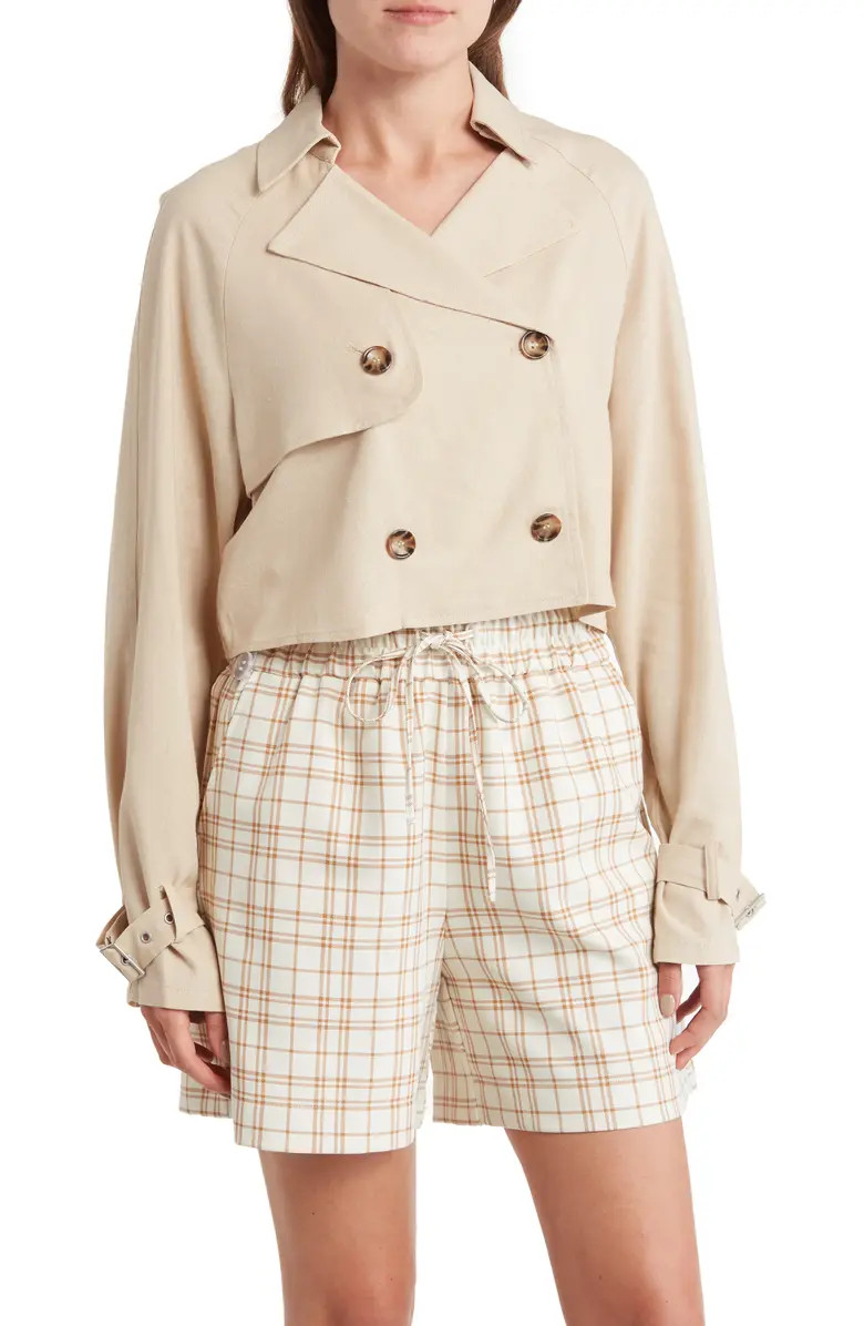 Cropped Trench Jacket | Nordstrom Rack