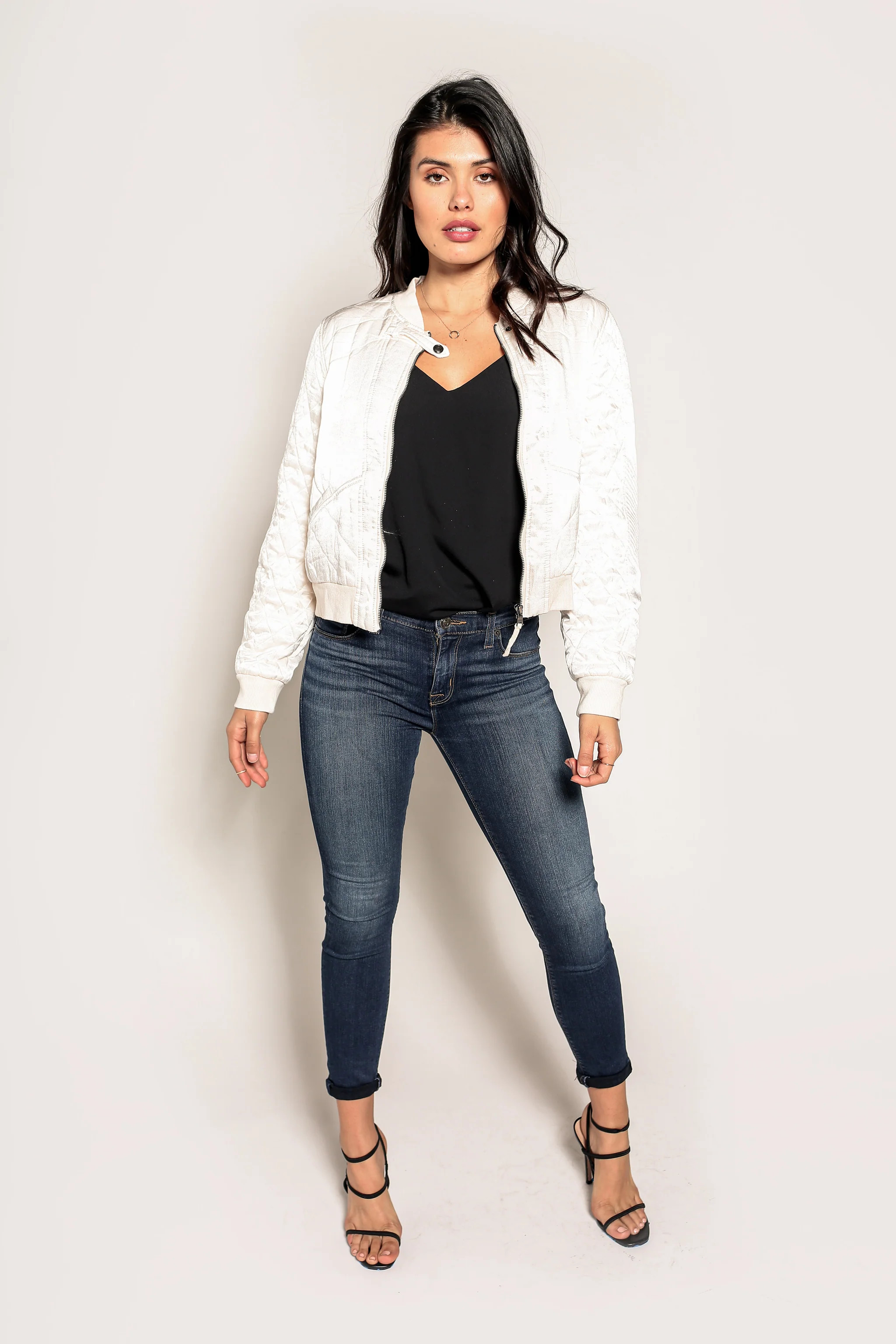 Maiya Quilted Sateen Jacket | Marrakech Clothing