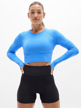 Momentum Flex Crop Top | Athleta