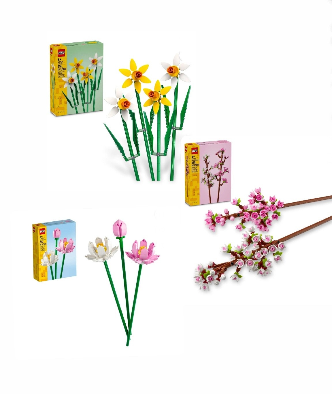 $6.00 Lego flowers 