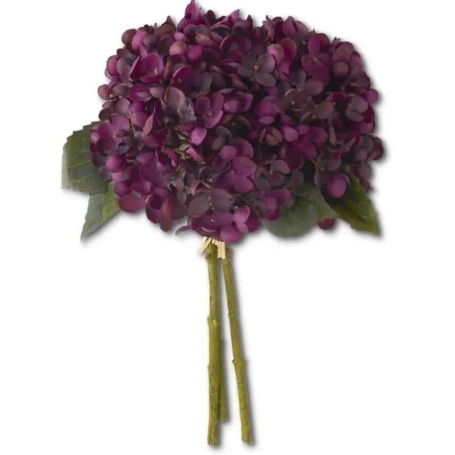 13" Purple Two-Tone Hydrangea Set Of 2 | Wayfair North America