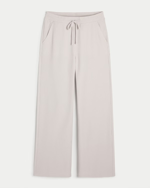 Women's Gilly Hicks Waffle Wide-Leg Pants | Women's Clearance | HollisterCo.com | Hollister (US)