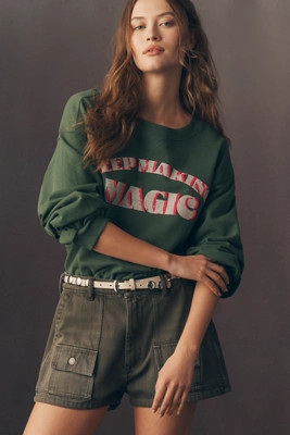 The Niki Bubble Sweatshirt by Pilcro | Anthropologie (US)