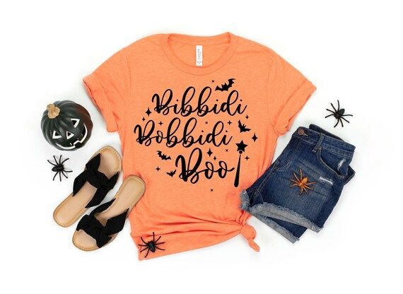 Bibbidi Bobbidi Boo shirt, women's Disney Halloween shirt, Cinderella shirt, Disney MNSSHP shirt,... | Etsy (US)