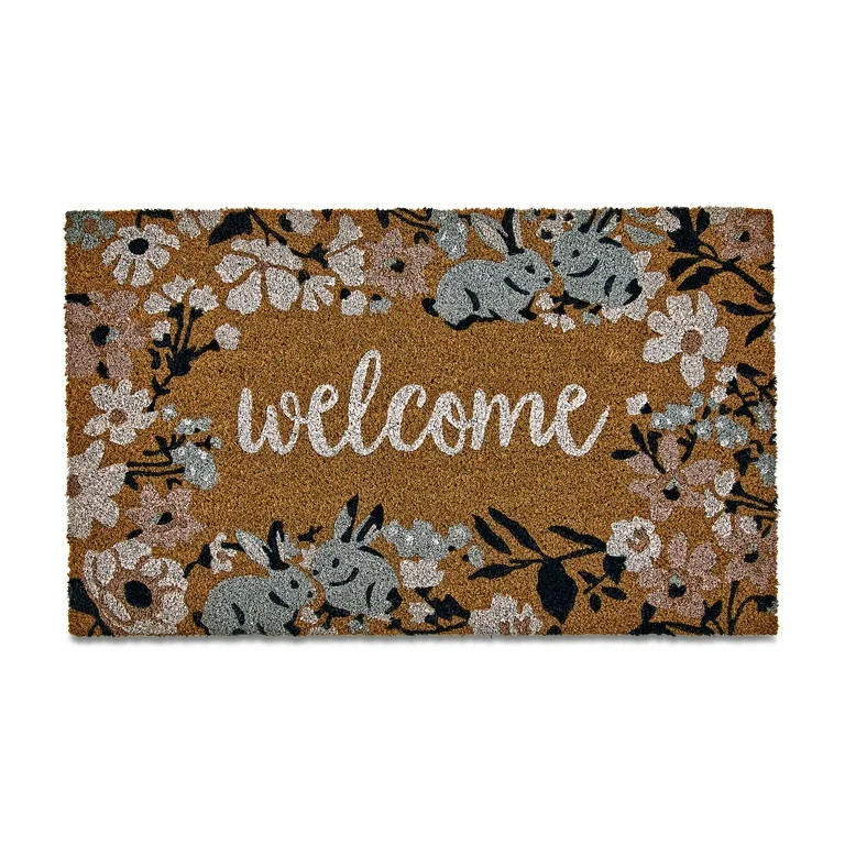 Welcome Easter Bunny Coir Doormat, 18" x 30", My Texas House | Walmart (US)