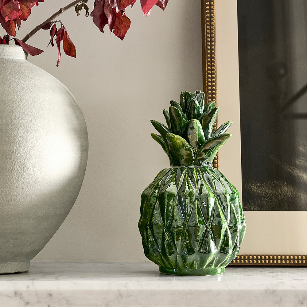 Ceramic Pineapple Sculpture | Williams-Sonoma