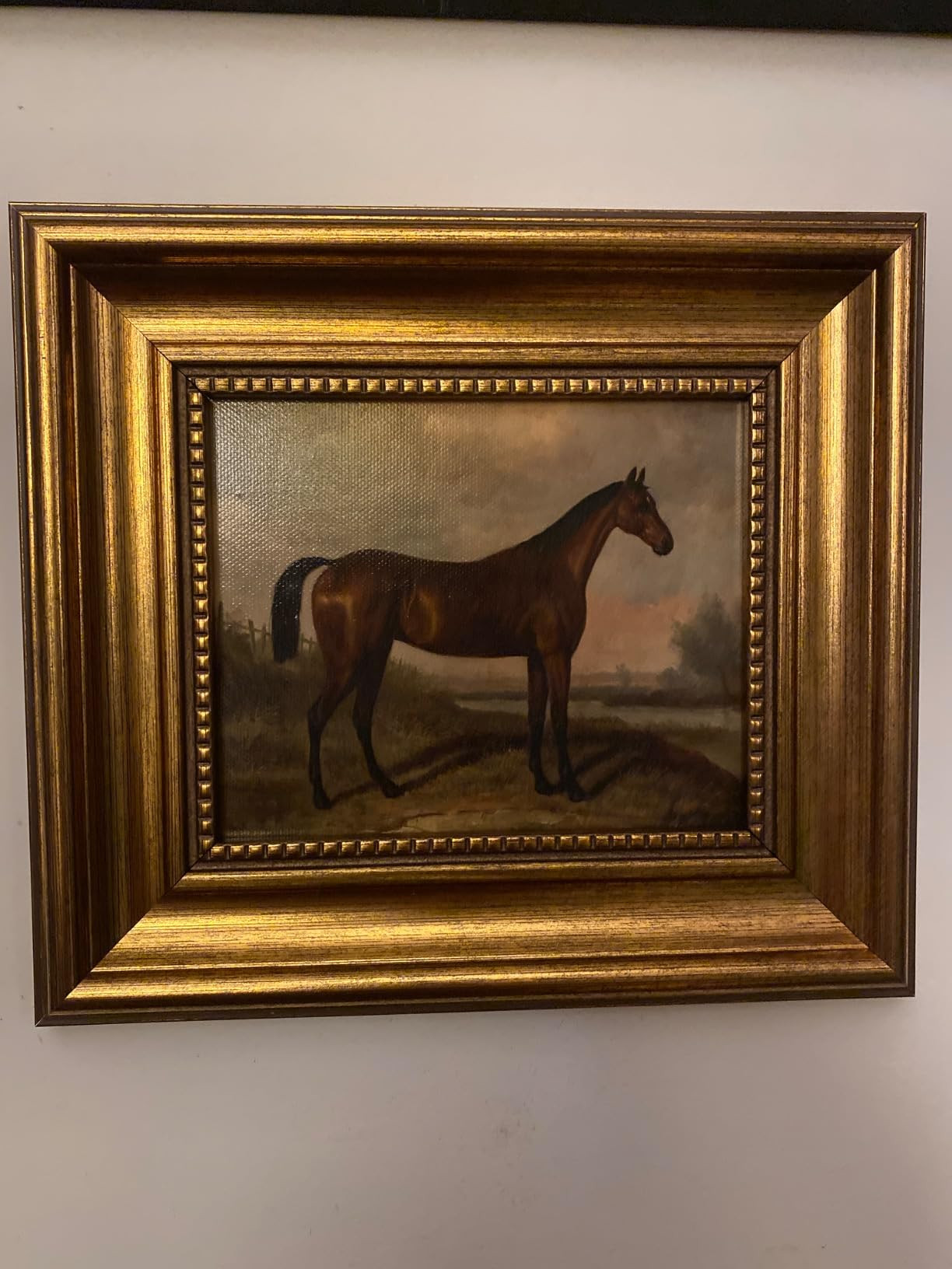 Schooner Bay Co. – William Barraud Hunter in Landscape Oil Painting Print on Canvas in Rustic F... | Amazon (US)