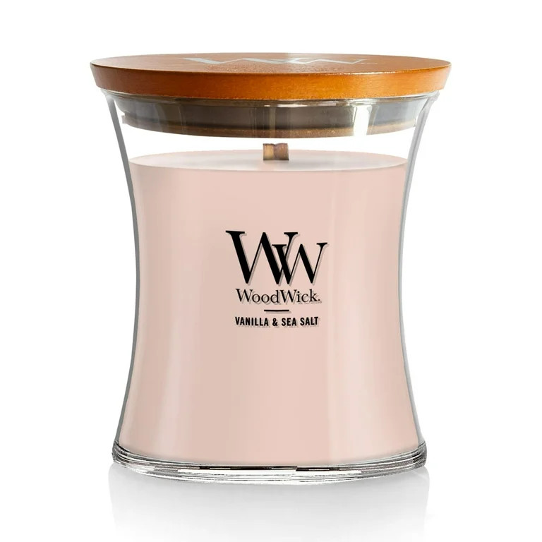 WoodWick Medium Hourglass Scented Candle, Vanilla & Sea Salt, 9.7 oz | Walmart (US)