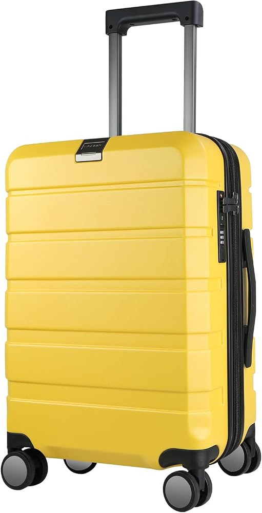 KROSER Hardside Expandable Carry On Luggage with Spinner Wheels & Built-in TSA Lock, Durable Suit... | Amazon (US)