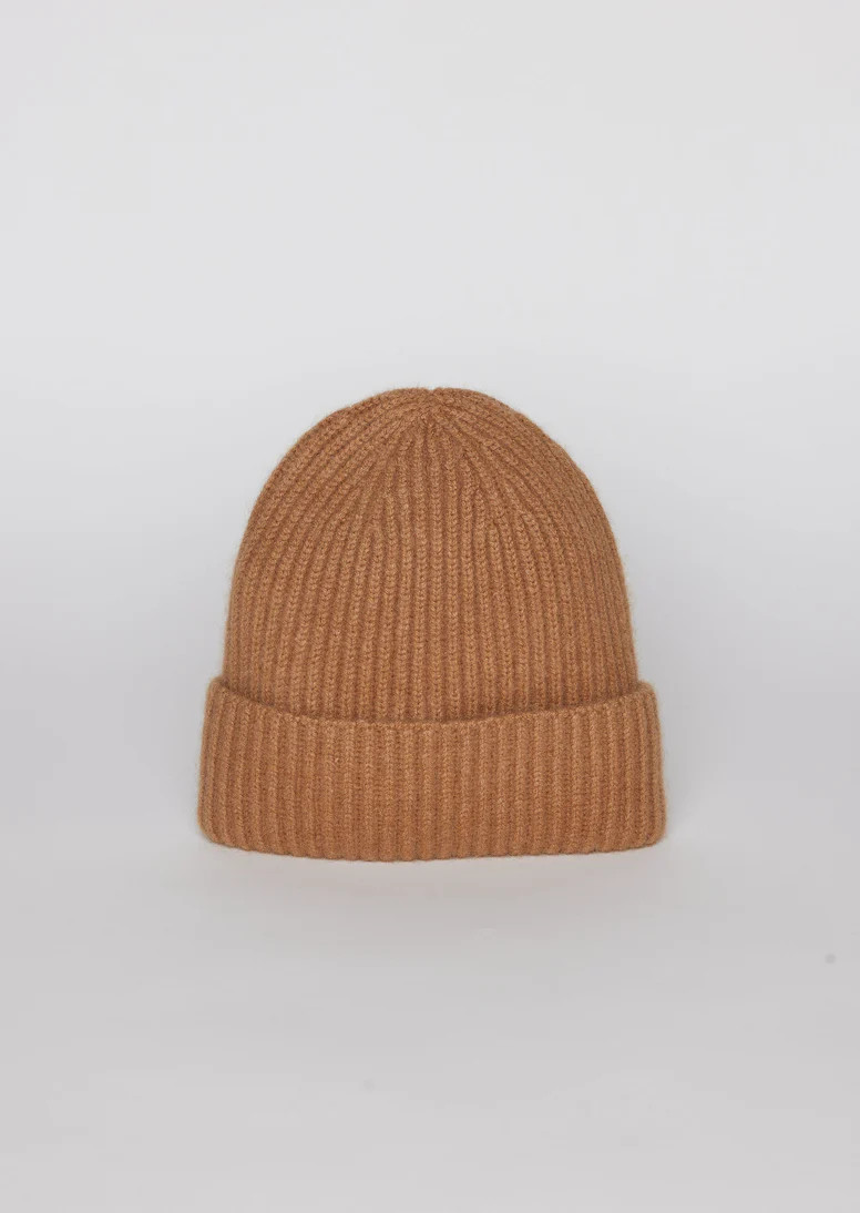 Cashmere Rib Beanie- Oatmeal | Hat Attack