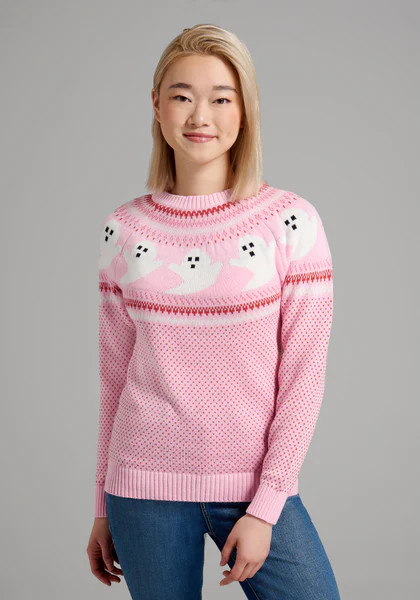 You've Been Ghosted Fair Isle Sweater | ModCloth