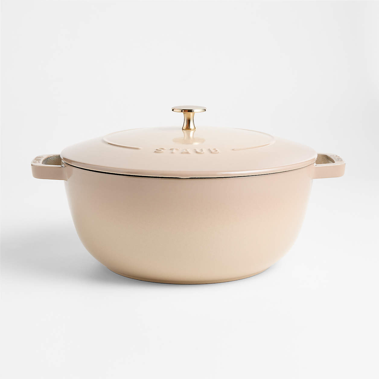 Staub Sesame 5-Qt. Essential French Oven + Reviews | Crate & Barrel | Crate & Barrel