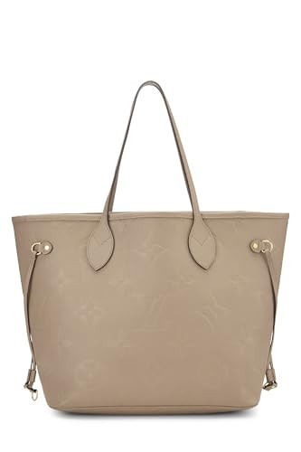 Louis Vuitton, Pre-Loved Tourterelle Monogram Empreinte Giant Neverfull MM, Grey | Amazon (US)