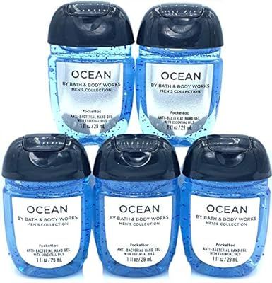 Bath and Body Works OCEAN 5-Pack PocketBac Hand Sanitizers | Amazon (US)