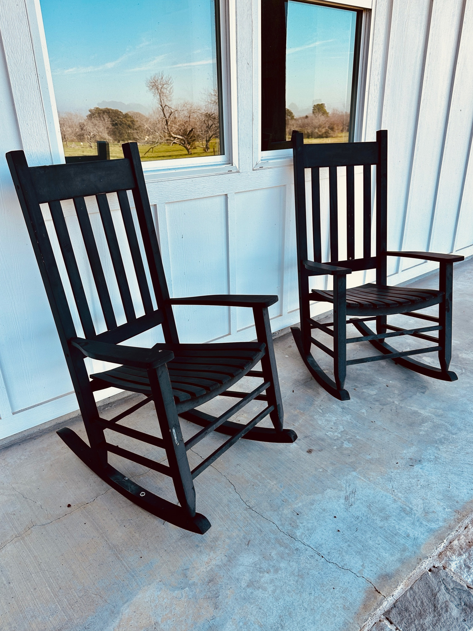 Another Porch Staple is these Black Wooden Rocking Chairs! Perfect for your outdoor porch look this spring and all year long! 

#LTKhome #LTKSpringSale #LTKstyletip
