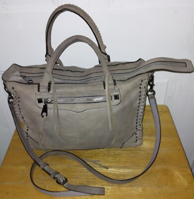 Rebecca Minkoff Gray Regan Satchel Bag  | eBay | eBay US