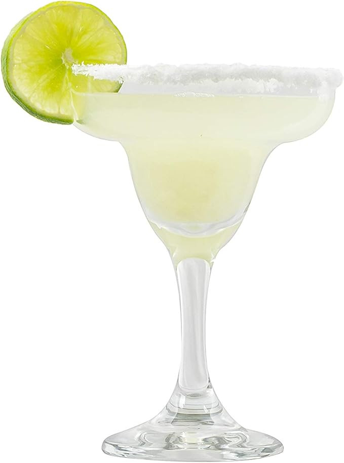 Epure Venezia Collection 8 Piece Margarita Glass Set - Classic for Drinking Margaritas, Pina Cola... | Amazon (US)