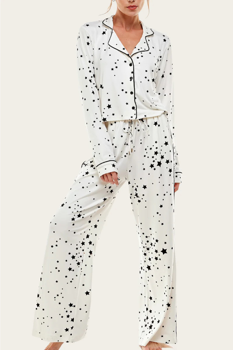 RILEY PJ SET | WHITE STARS | MASONgrey