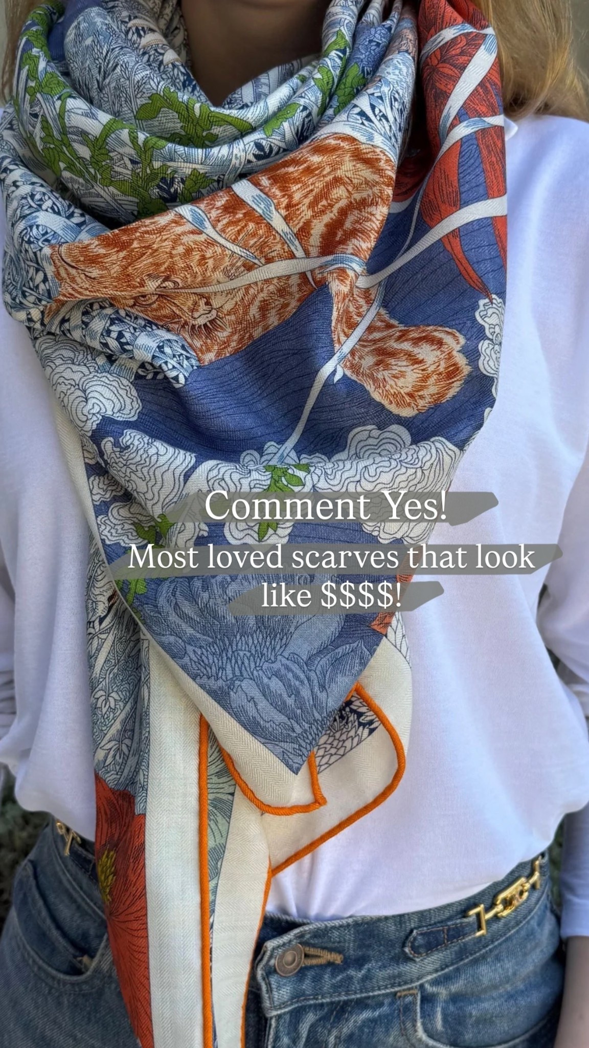 Most loved scarves that look like $$$$! Comment Yes!  @benaarla