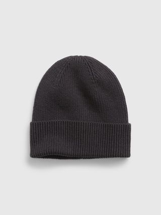 Kids Organic Cotton Gap Logo Beanie | Gap (US)