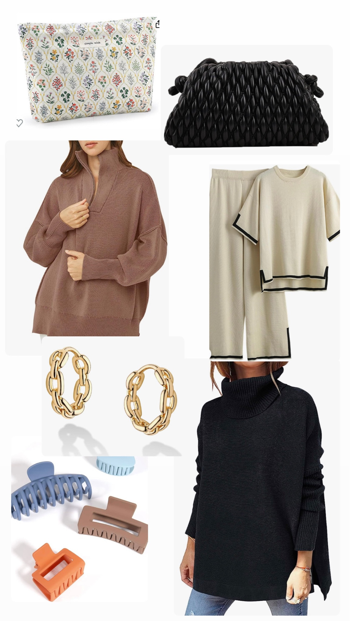 Amazon clothing & accessories cute for fall: sets, sweaters, bags, jewelry 

#LTKitbag #LTKfindsunder100 

#LTKSeasonal
