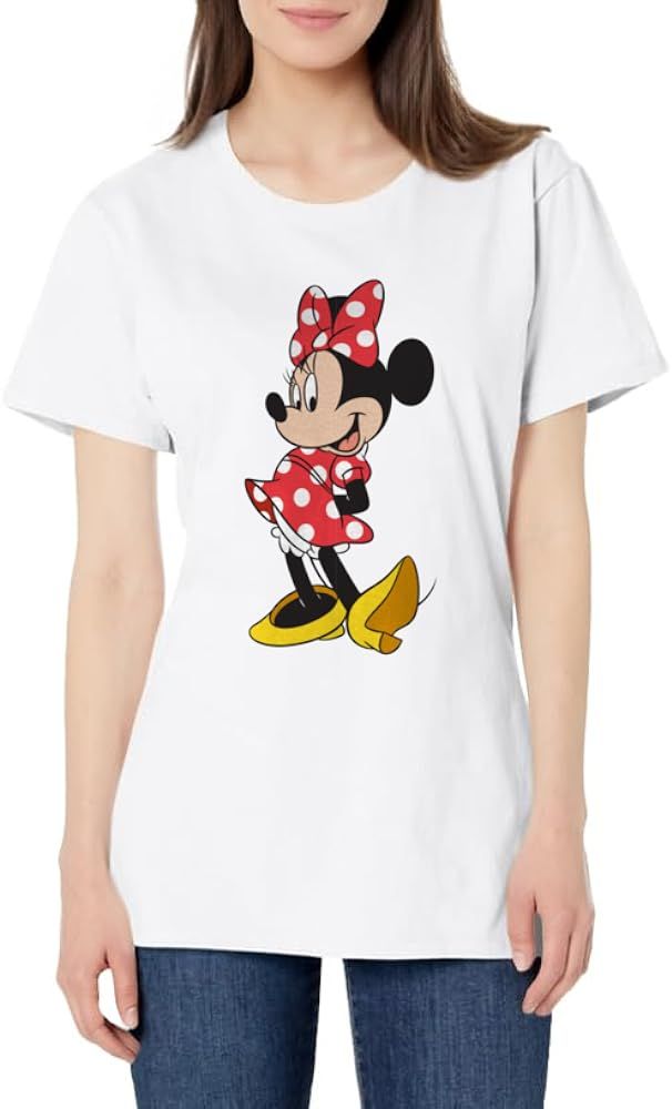 Disney Minnie Mouse Classic Polka Dot Pose Long Sleeve T-Shirt | Amazon (US)