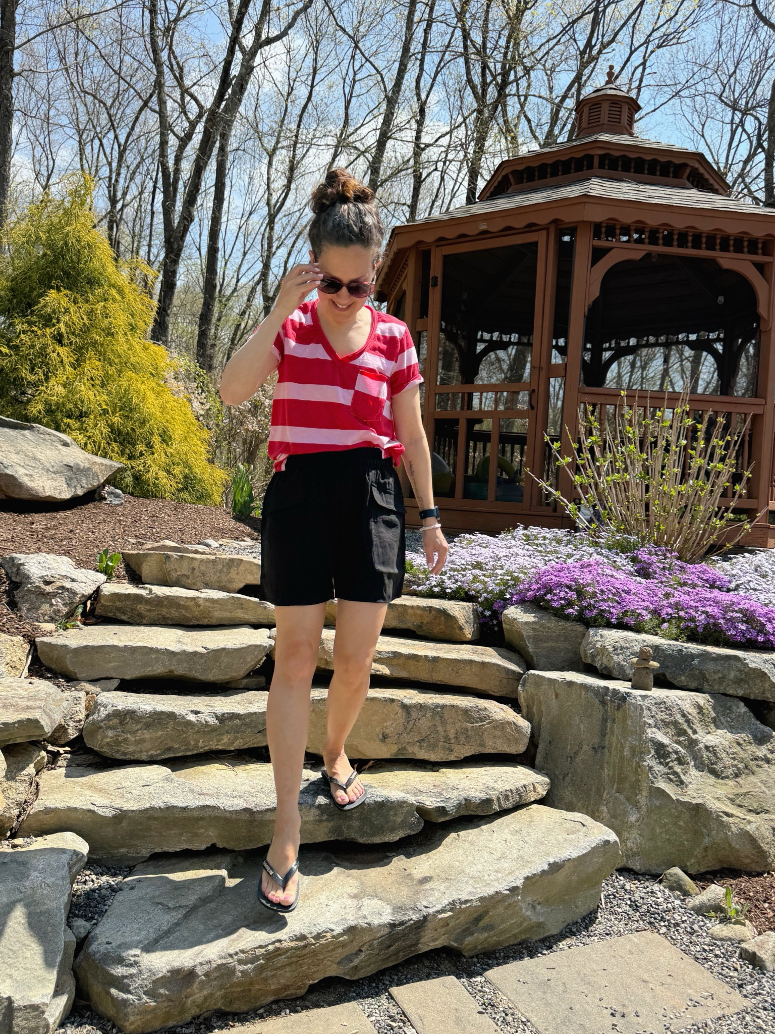 Summer day today! Madewell shorts and light and comfortable 

#LTKxMadewell #LTKover40