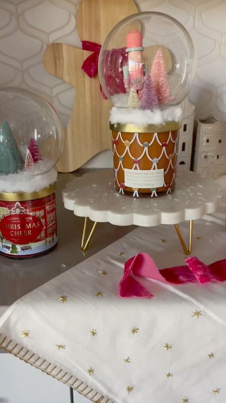 DIY candle snow globe 

#LTKhome #LTKHoliday #LTKSeasonal