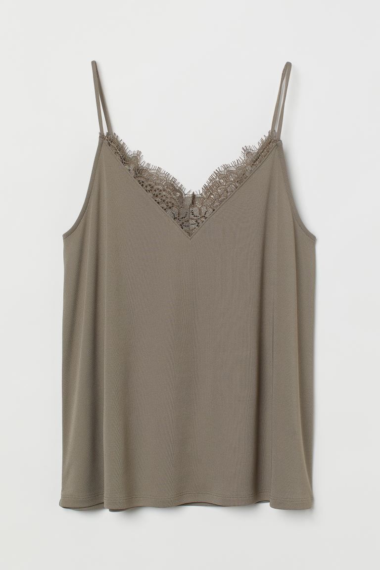 Lace-trimmed Camisole Top | H&M (US)
