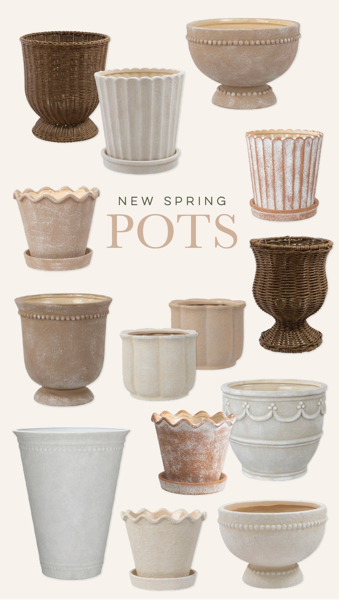 All the cutest pots for spring!

#LTKSeasonal #LTKSaleAlert #LTKHome