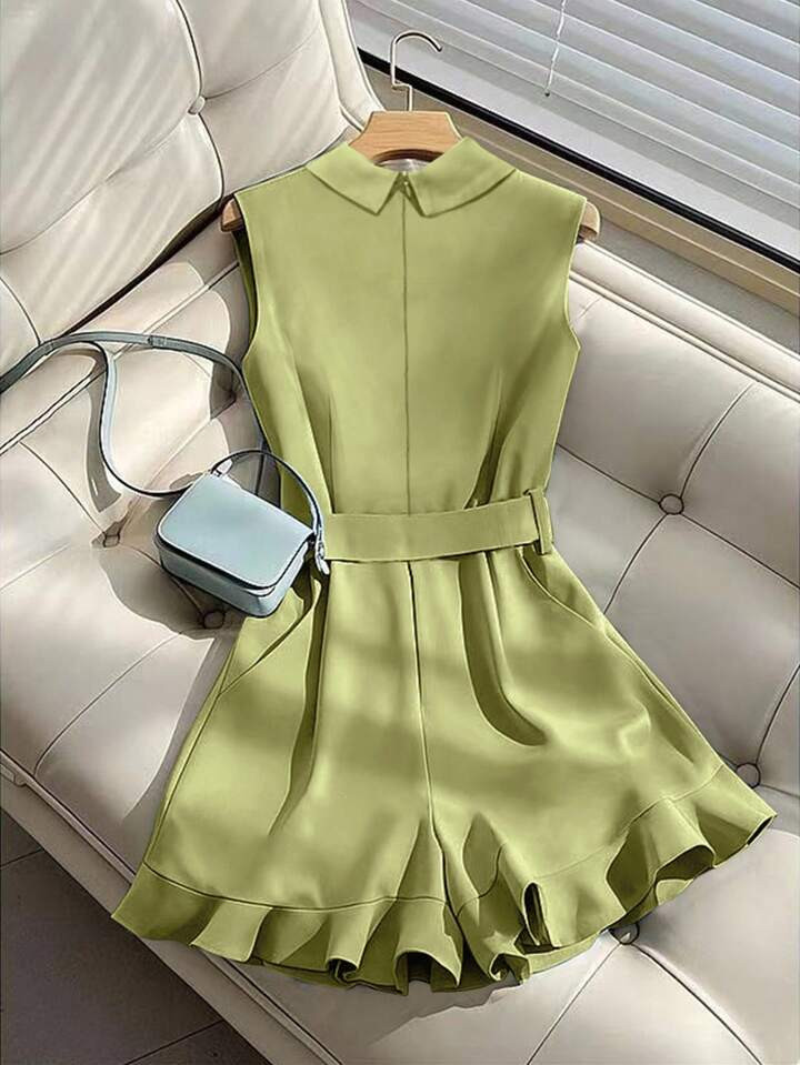 GlowEve Ladies Elegant Vacation Summer Romantic Romper | SHEIN