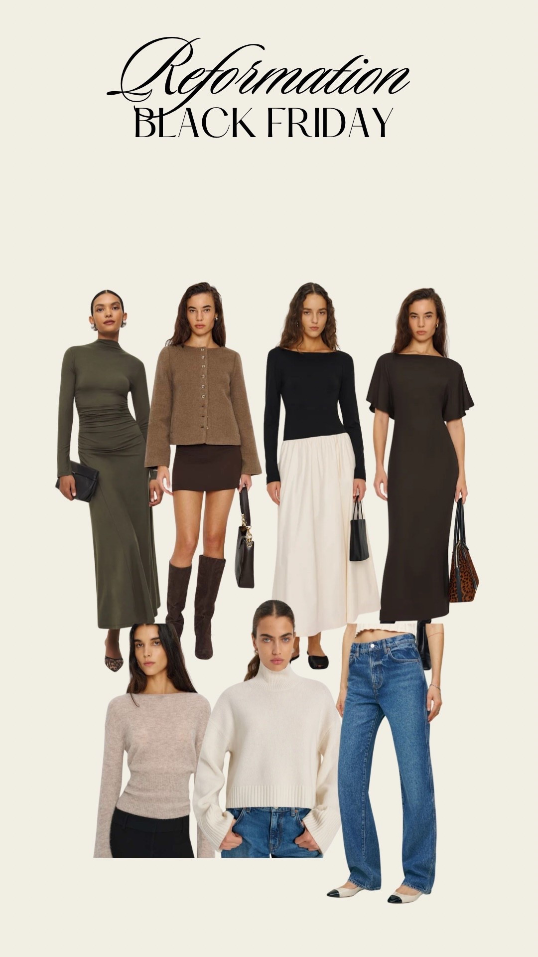 Reformation Black Friday 25% off everything!

#LTKCyberWeek #LTKHoliday #LTKGiftGuide