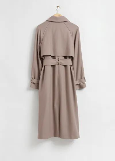 Relaxed Wool Belted Trench Coat | & Other Stories (EU + UK)